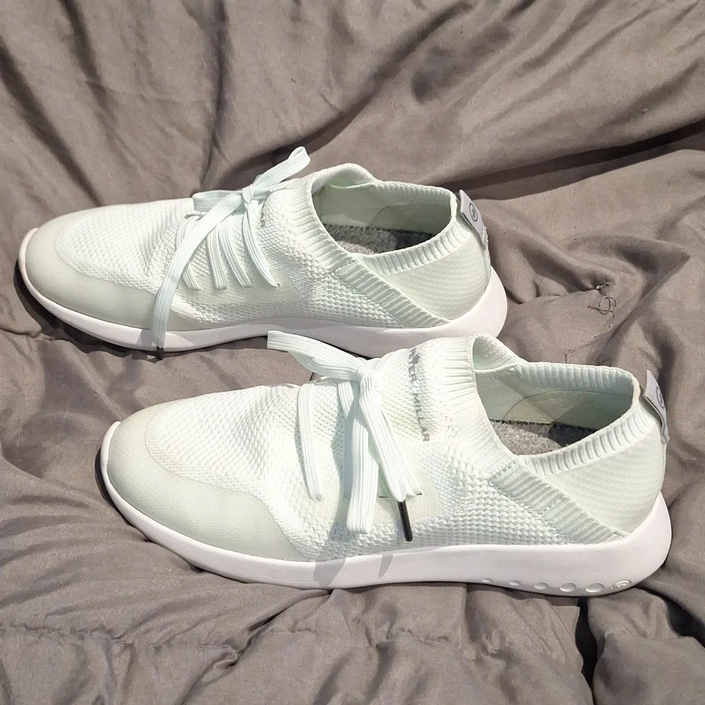 Peter Millar Hyperlight Glide Mint Green Tennis Shoes Size 9